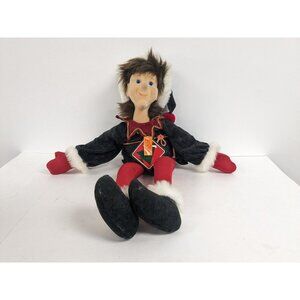 Vintage Jimmine Carter Hawley Hale Stores Elf With Tags Stuffed Toy 27"